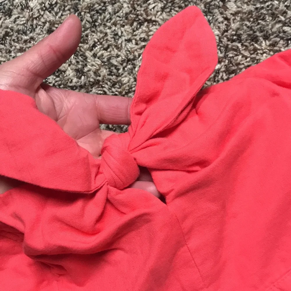 🐠UNIVERSAL THREAD Coral Strapless MIDI Sun Dress | NWT! - Picture 6 of 7